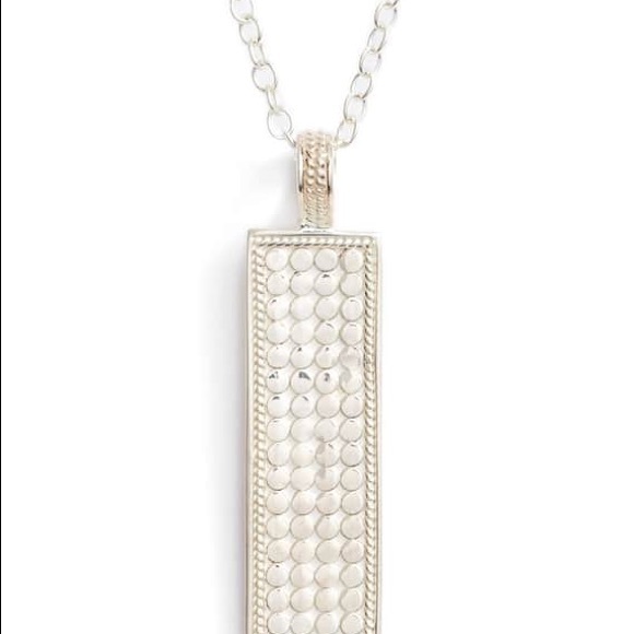 Anna Beck Jewelry - Anna Beck long bar pendant sterling necklace